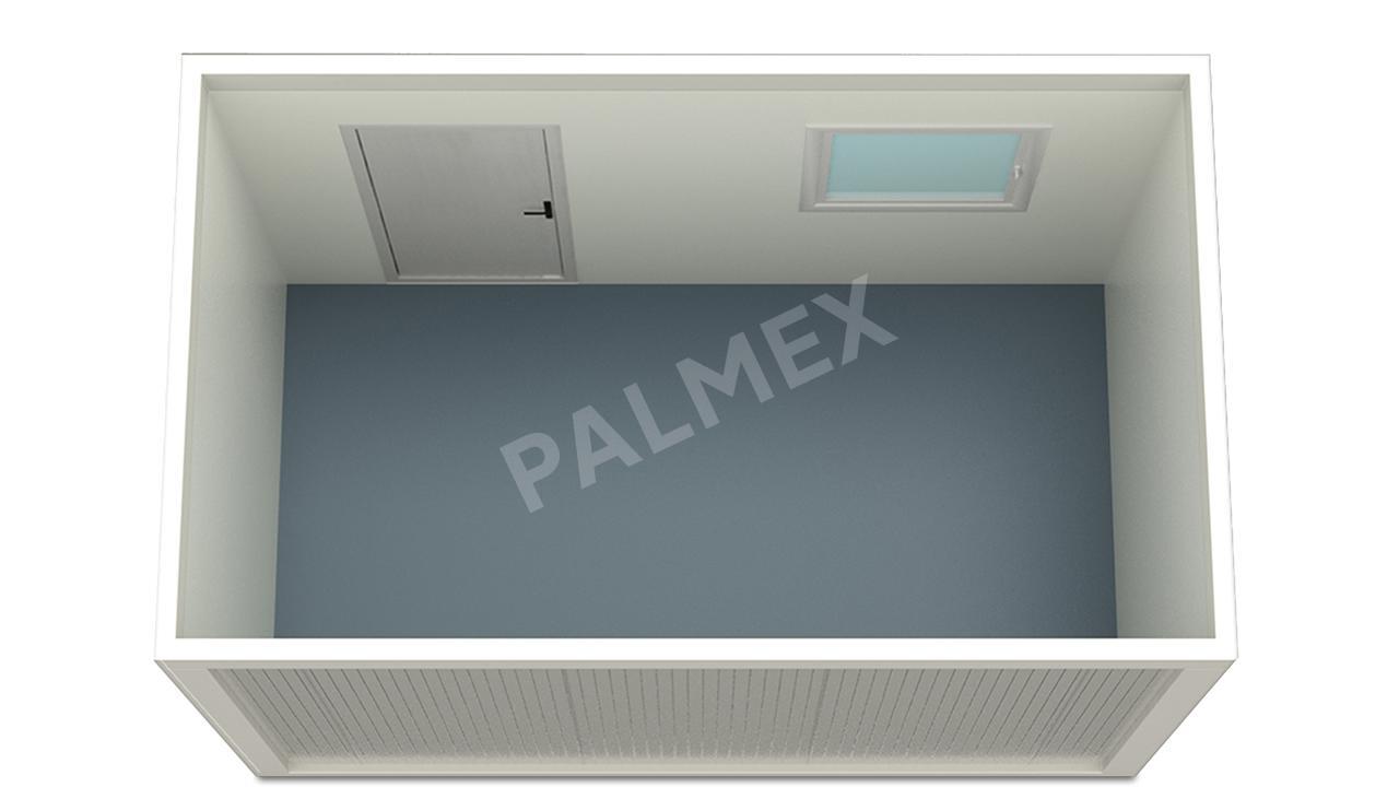 Container Birou 4m HI-FIX  White Simple 1 Window Palmex