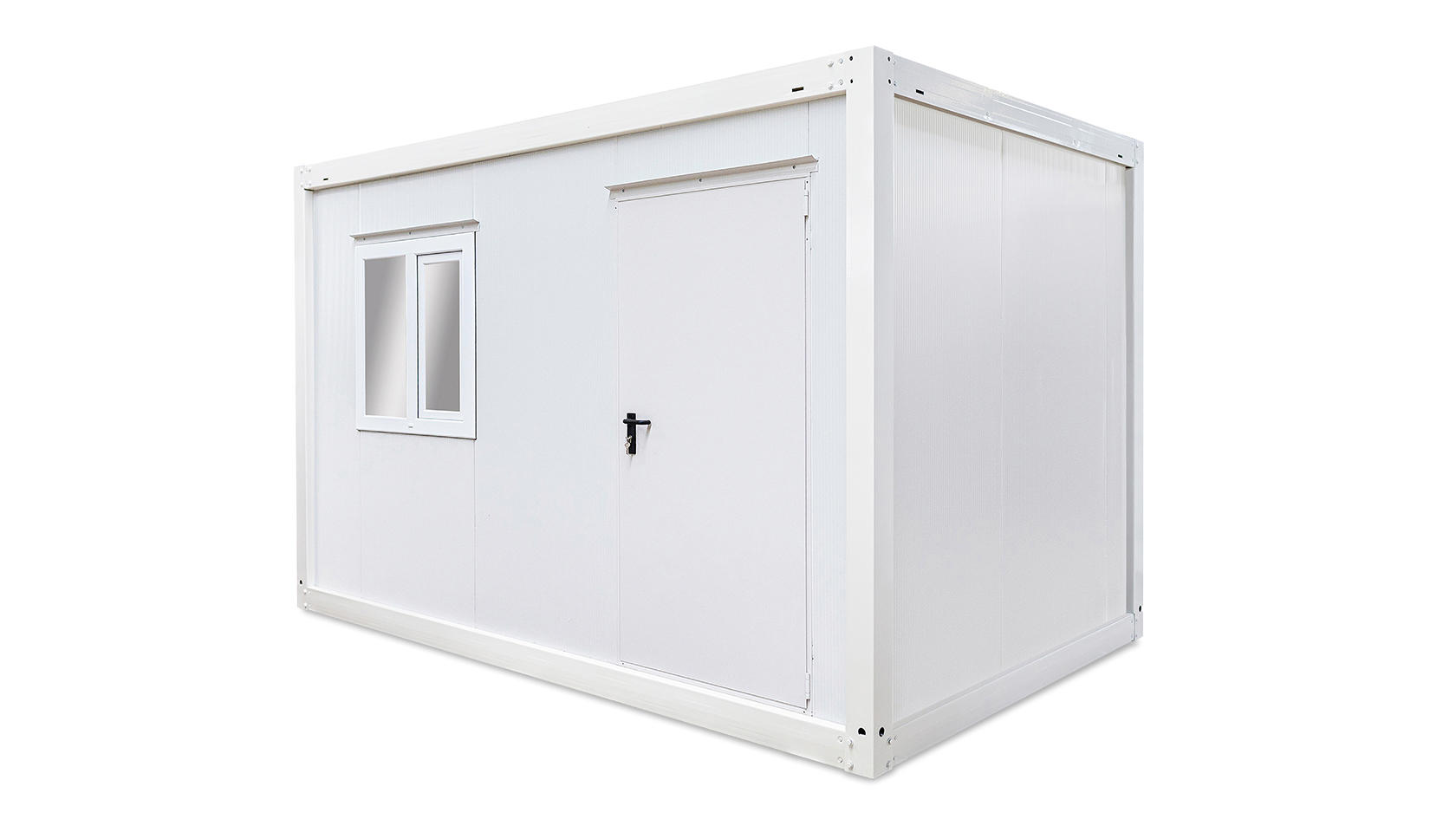 Container Birou 4m HI-FLEX  White Simple 1 Window Palmex