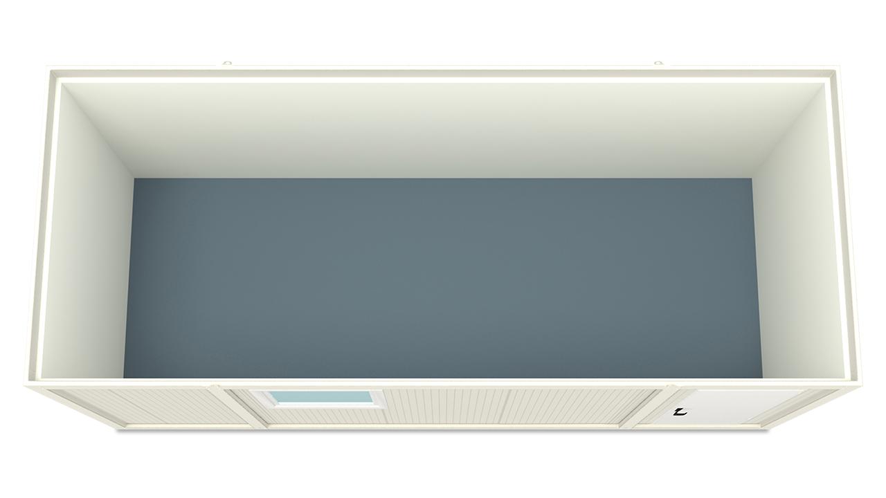 Container Birou 6m HI-FLEX  White Simple 1 Window Palmex