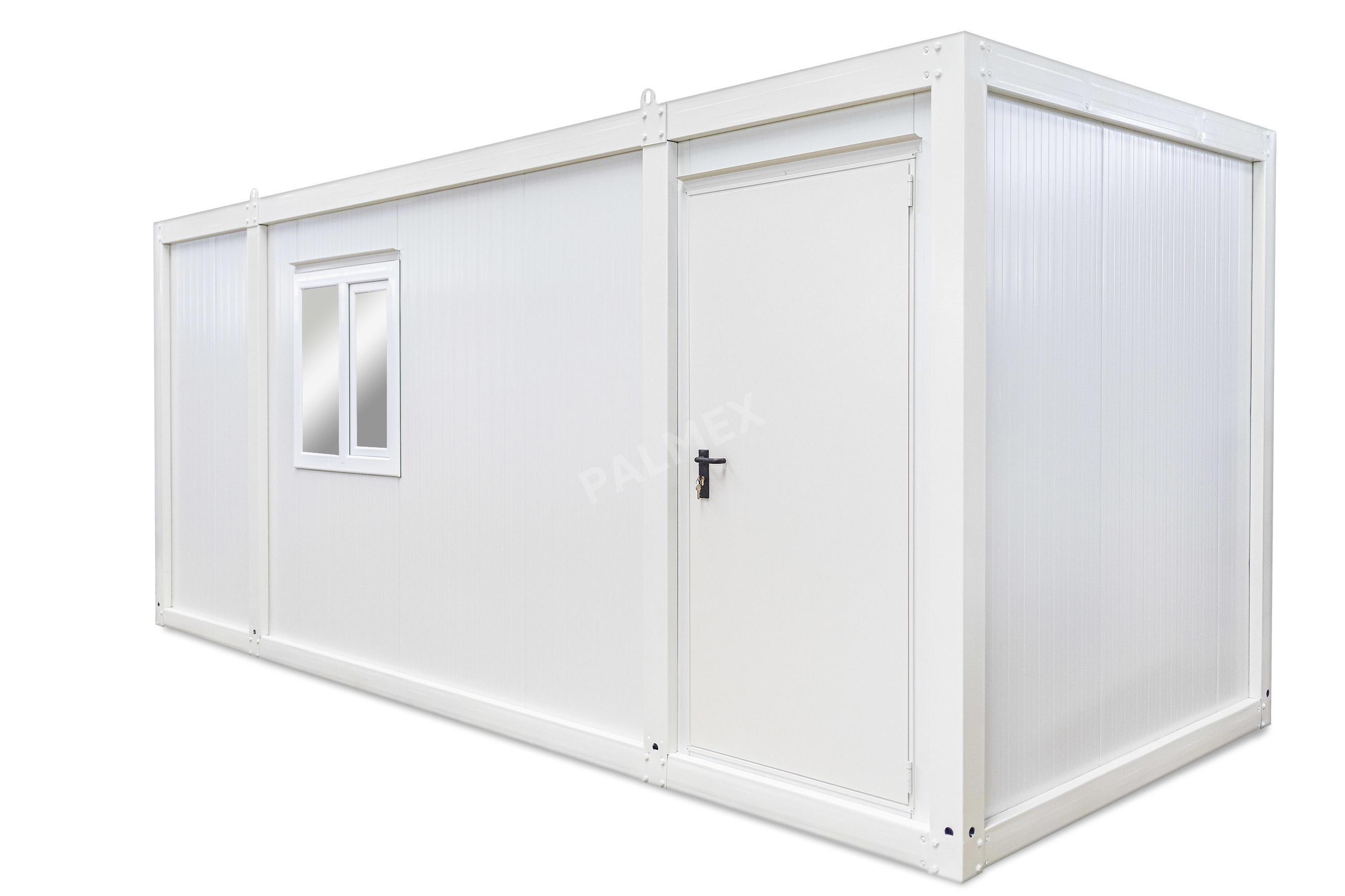 Container Birou 6m HI-FLEX  White Simple 1 Window Palmex