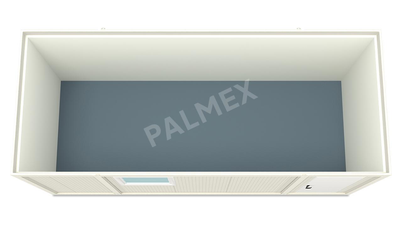 Container Santier 6m HI-FLEX White Simple 1 Window Palmex