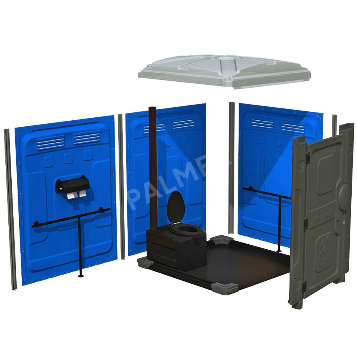 Toaleta ecologica pentru persoane cu dizabilitati Blue Palmex