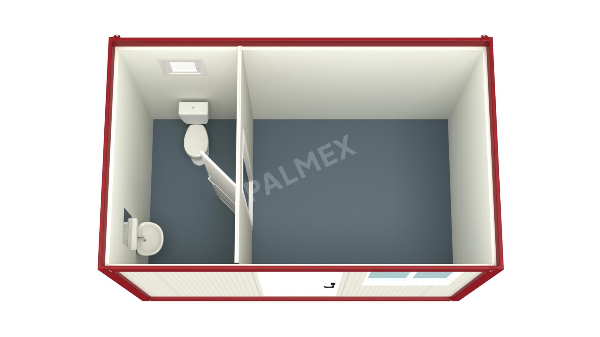 4m HI-FLEX Housing Container with WC