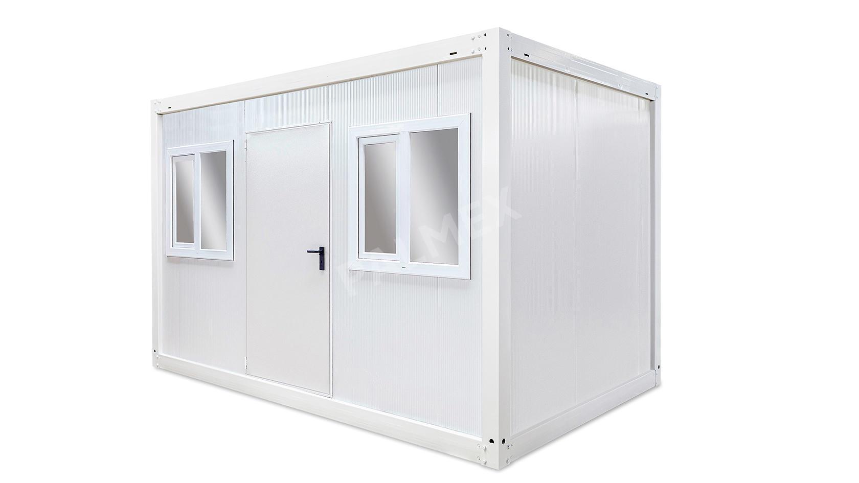 4m HI-FLEX Bedroom Container 1 Door 2 Windows