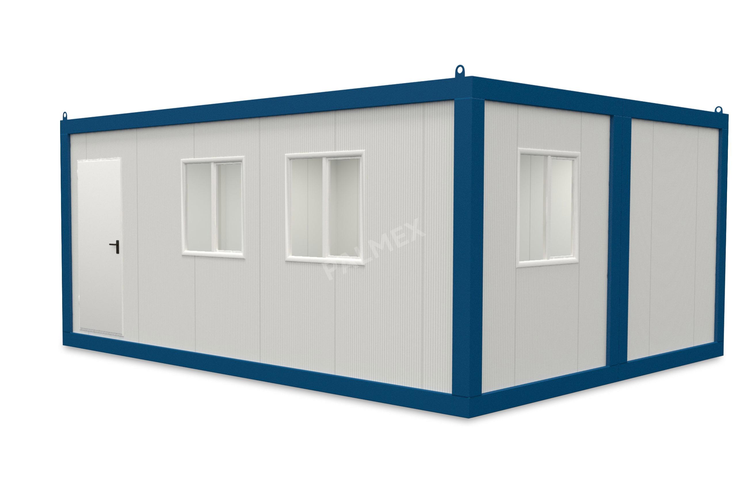 6x4.8m HI-FIX Modular Container 1 Door 3 Windows