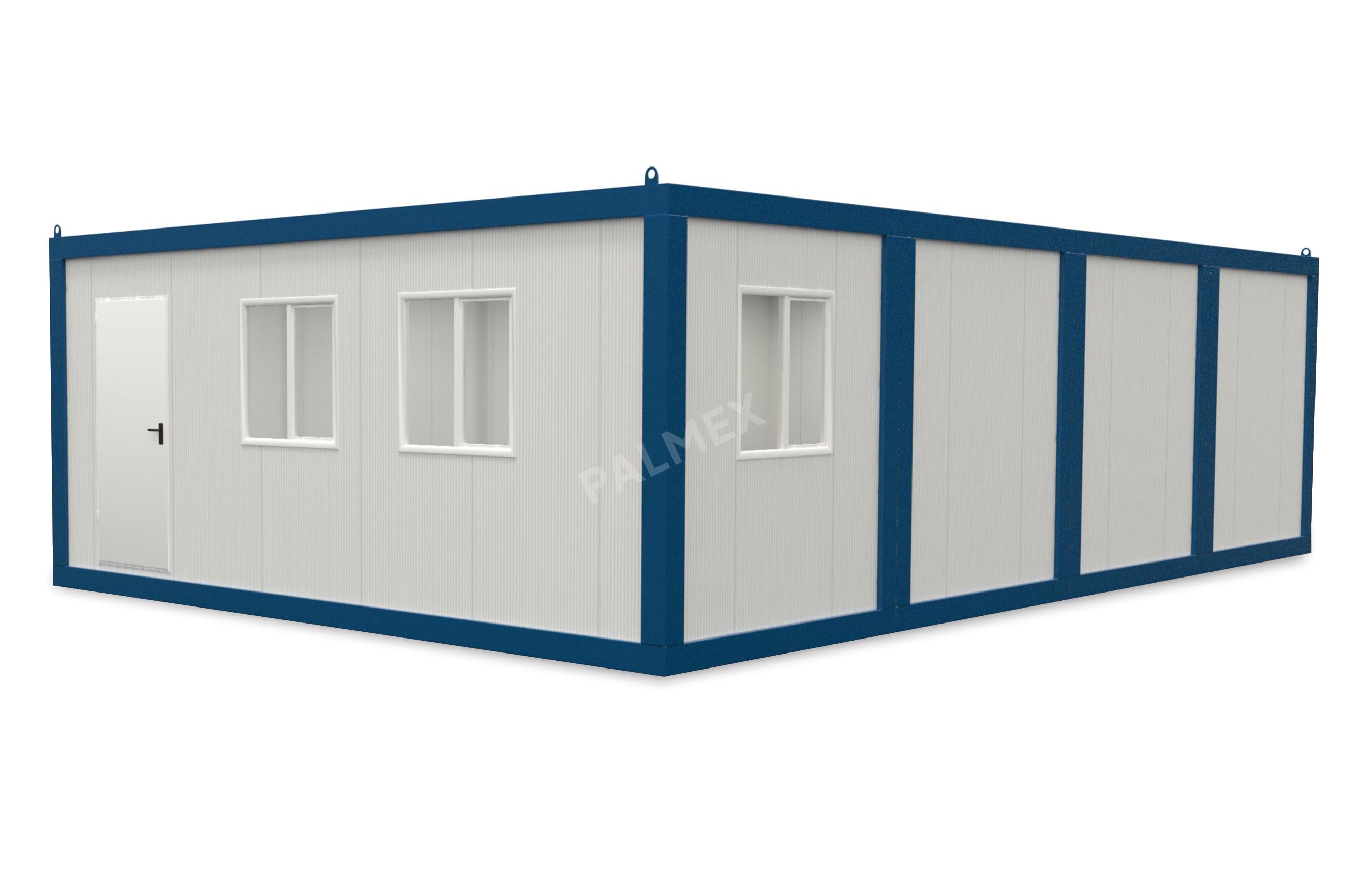 6x9.6m HI-FIX Modular Container 1 Door 3 Windows