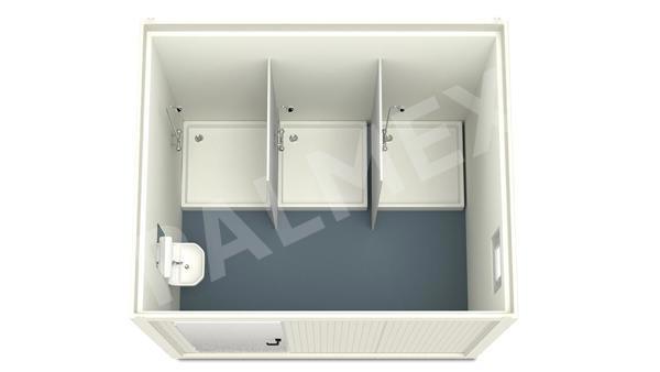 Sanitary Containers 3m HI-FLEX 3 showers