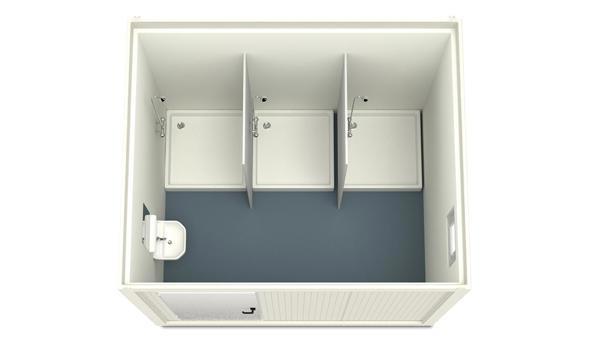 Sanitary Containers 3m HI-FLEX 3 showers