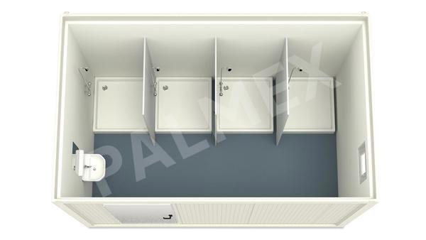 Sanitary Containers 4m HI-FLEX 4 Showers